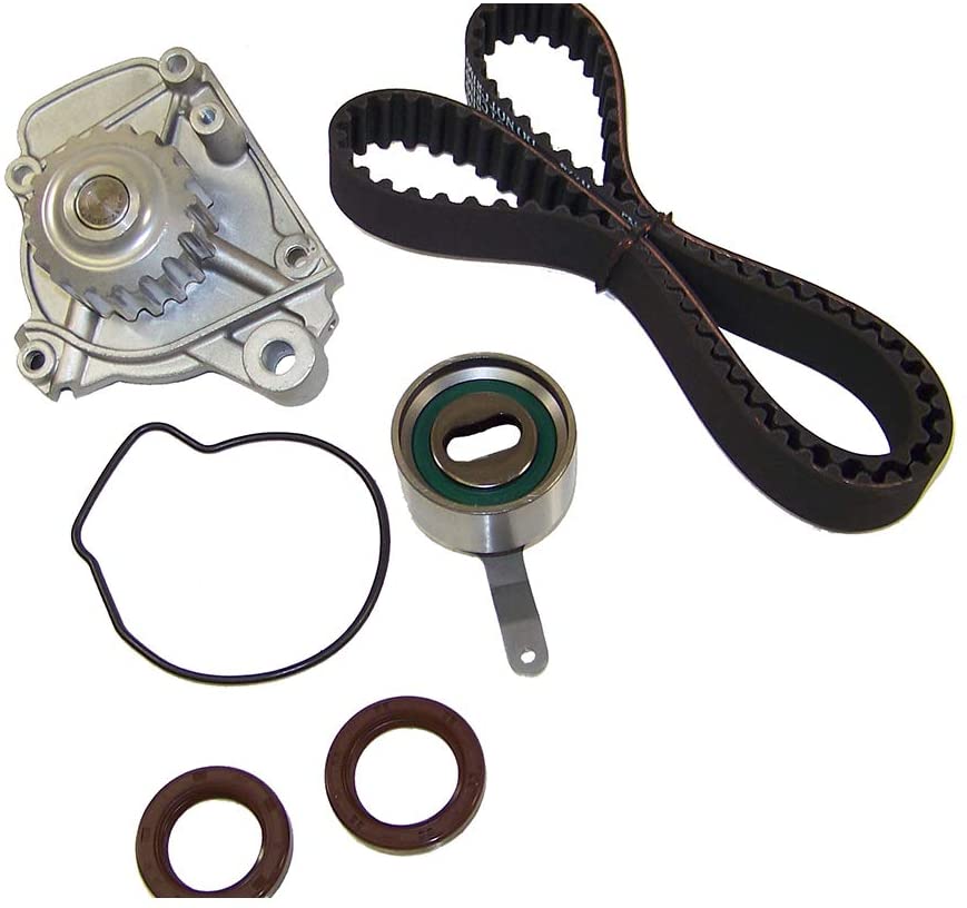 DNJ TBK296AWP Timing Belt Kit with Water Pump/For 1992-1995 / Honda/Civic, Civic del Sol / 1.6L / SOHC / L4 / 16V / 97cid / D16Z6