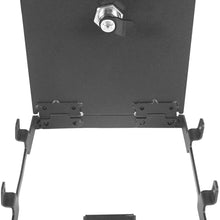 Hooke Road Extra Storage Center Console Organizer Insert Tray Armrest Lock Vault Box for 2011-2018 Jeep JK Wrangler & Unlimited Sport Sahara Rubicon