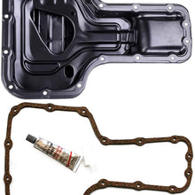 FEIPARTS Engine Oil Pan for 98-08 Toyota Celica Corolla Matrix L4 1.8L Equipped with Oil Pan Gasket OE Solutions 264-314 Oil Drain Pan