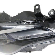 Headlight Assembly Compatible with 2017-2019 Toyota Corolla LED Composite Clear Lens With bulb(s) Pair Driver and Passenger Side