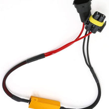 H8 H9 H11 50W 6Ohm Error Free LED Light Load Resistor Adapter Fix Flashing Flickering Blinking for Headlight Daytime Running Light Turn Signal Fog Lamp - 1 Year Warranty