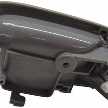 1998-2003 Toyota Corolla, Chevy/Chevrolet Prizm Gray Grey Front OR Rear Inside Inner Interior Door Handle Left Driver Side (1998 98 1999 99 2000 00 2001 01 2002 02 2003 03)