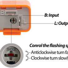1PZ SR1-H01 Universal Light Turn Signal Switch + Flasher Relay + Horn for Motorcycle Dirt Bike Honda KTM Suzuki Kawasaki Yamaha