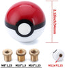 Pokeball Gear Shift Knob for 4 5 6 Speed 2.15 Inches for Most Car Models with Adapters