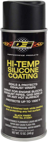 Design Engineering 010301 High-Temperature Silicone Coating Spray - Black