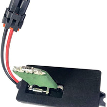 HVAC Blower Motor Fan Resistor Kit Replaces# 22807122, 973-409, 15305077, 973409 - Compatible with Cadillac Escalade, Avalanche, Silverado, Tahoe, GMC Sierra, Yukon, XL 1999-2007 Manual AC Controls