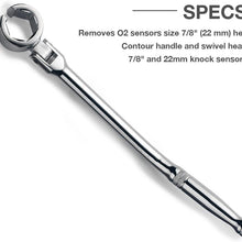 Neiko 03048A O2 Oxygen Sensor Wrench with Contour Handle and Flexible Head, Chrome-Vanadium Steel | 7/8"