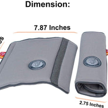 Yukoo Gigi Memory Foam Auto Car Seat Belt Cover Shoulder Pad Cushion One Pair
