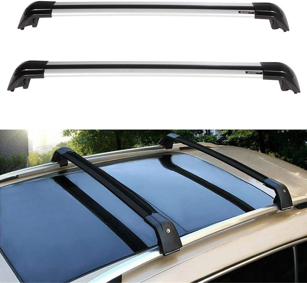 ECCPP Car Top Luggage Carrier Bar Black Fit for Kia Sorento 2014 2015 2016 2017 2018 2019,Aluminum Roof Rack Cross Bars