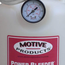 Motive Products, European Power Brake Bleeder, 0100, Hand Pump Pressure Tank with Adapter