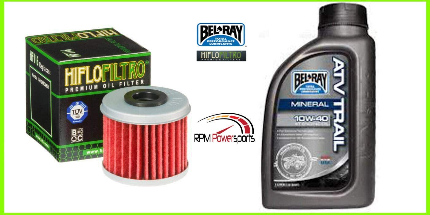 RPM Complete Engine Oil Change Kit for ATV Fits Honda TRX450 ER (Elec Start) 06-14
