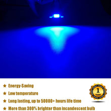 iBrightstar Newest 9-30V Extremely Bright DE3175 DE3021 Festoon Error Free 1.25" 31mm LED Bulb for Interior Map Dome Lights and License Plate Courtesy Lights, Blue