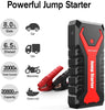 DBPOWER 2000A 20800mAh Portable Car Jump Starter (up to 8.0L Gas/6.5L Diesel Engines) Auto Battery Booster Pack with Dual USB Outputs, Type-C Port, and LED Flashlight