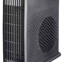 Zyyqt Small Desktop Heater, Home Office Energy Saving Small Volume 1 Second Speed Thermal Intelligent Temperature Control Vertical and Horizontal (Color : Black)