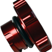 VMS RACING RED OIL CAP L99 6.2L in Billet Aluminum Compatible with Chevy Chevrolet Camaro 09-14 2009-2014 L99 6.2L V8 Engines