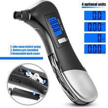 CZC AUTO Digital Tire Pressure Gauge Reader Checker 4 Settings Digital 150 PSI Tire Gauge, 9 in 1 Auto Emergency Tool with Flashlight Seat Belt Cutter Hammer LCD Display for Car Truck RV Motorcycle