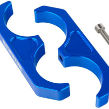 Supreme Suspensions - Blue Universal Billet T6 Aluminum Coilover Reservoir Brackets