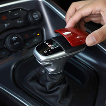 Voodonala for Challenger Charger Gear Shift Trim Knob for 2015-2020 Dodge Challenger Charger, ABS Red