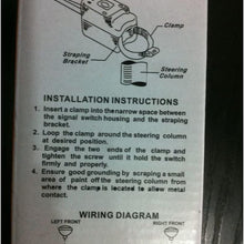 JDMSPEED New Chrome 12V Universal Street Hot Rod Turn Signal Switch For Ford GM With Flasher