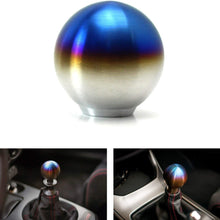 iJDMTOY Burnt Titanium Finish JDM Sphere Shift Knob Universal Fit Compatible With Most Car 4 5 6 Speed Manual or Automatic etc.