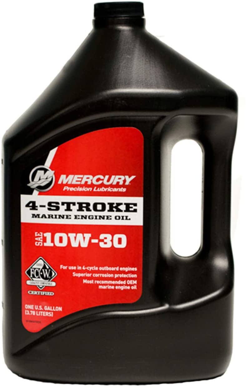 OEM Mercury 4-Stroke FCW 10W-30 Outboard Motor Oil One Gallon