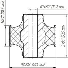 1328A REAR ARM BUSHING FRONT ARM (for bad roads)
