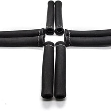 Car 1200 Degree Spark Plug Wire Boots Heat Shield Protector Sleeve Cover fit for SBC BBC 350 454 8PCS by Shinehome