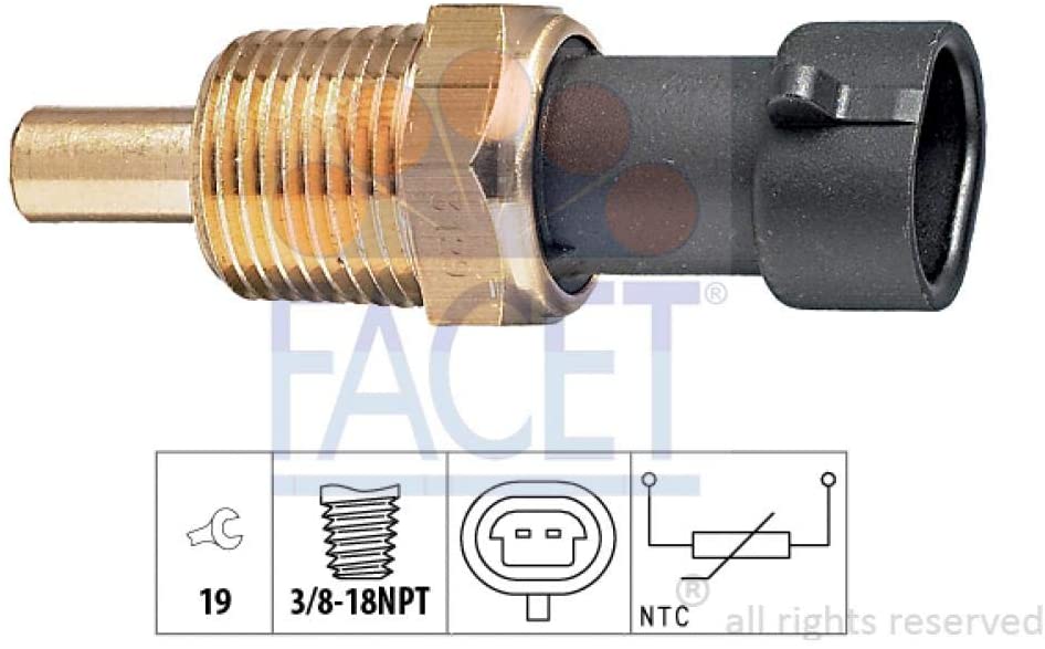 Facet - 7.3129 - Coolant/Oil/Fuel Temperature Senders