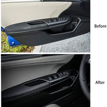 Thenice 10th Gen Civic Window Control Panel Armrest Cover ABS Carbon Fiber Style Door Lock Switch Trim for Honda Civic 2020 2019 2018 2017 2016