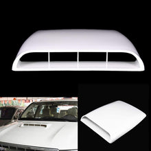 MAMINGGANG Mmgang Decor Base Cover Car Roof Decorative Intake Hood Scoop Bonnet Be Applicable (Color : White)