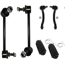 Detroit Axle - 10PC Front & Rear Sway Bar Links, Inner & Outer Tie Rods w/Rack Boots for 2007 2008 2009 2010 Acura MDX