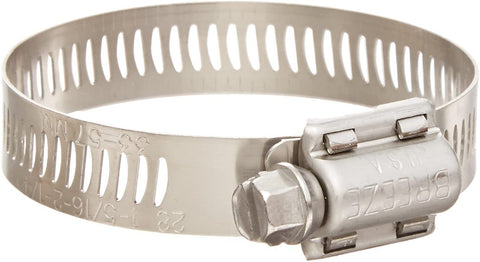 10 Pack Breeze 64010H Power Seal Clamps with 410 Stainless Screw Effective Diameter Range: 9/16