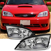 For 2005-2007 Ford Focus Left Driver + Right Passenger Replacement Head Lights Head Lamps Assembly Pair