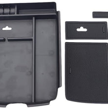 Cahant Car Center Console Organizer Tray Armrest Secondary Storage Box for VW Volkswagen Atlas 2018 2019 Accessories