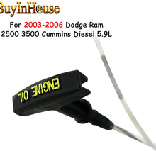 buyinhouse for 2003-2006 Dodge Ram 2500 3500 Cummins Diesel Engine Oil Dipstick Indicator 5.9L