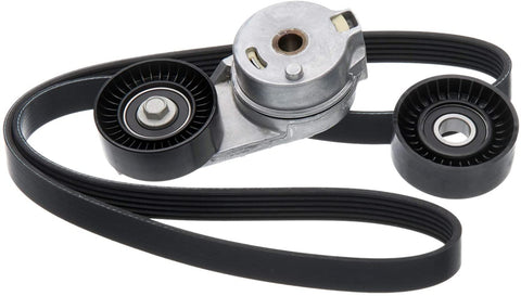 ACDelco ACK060827 Professional Automatic Belt Tensioner and Pulley Kit with Tensioner, Pulley, and Belt