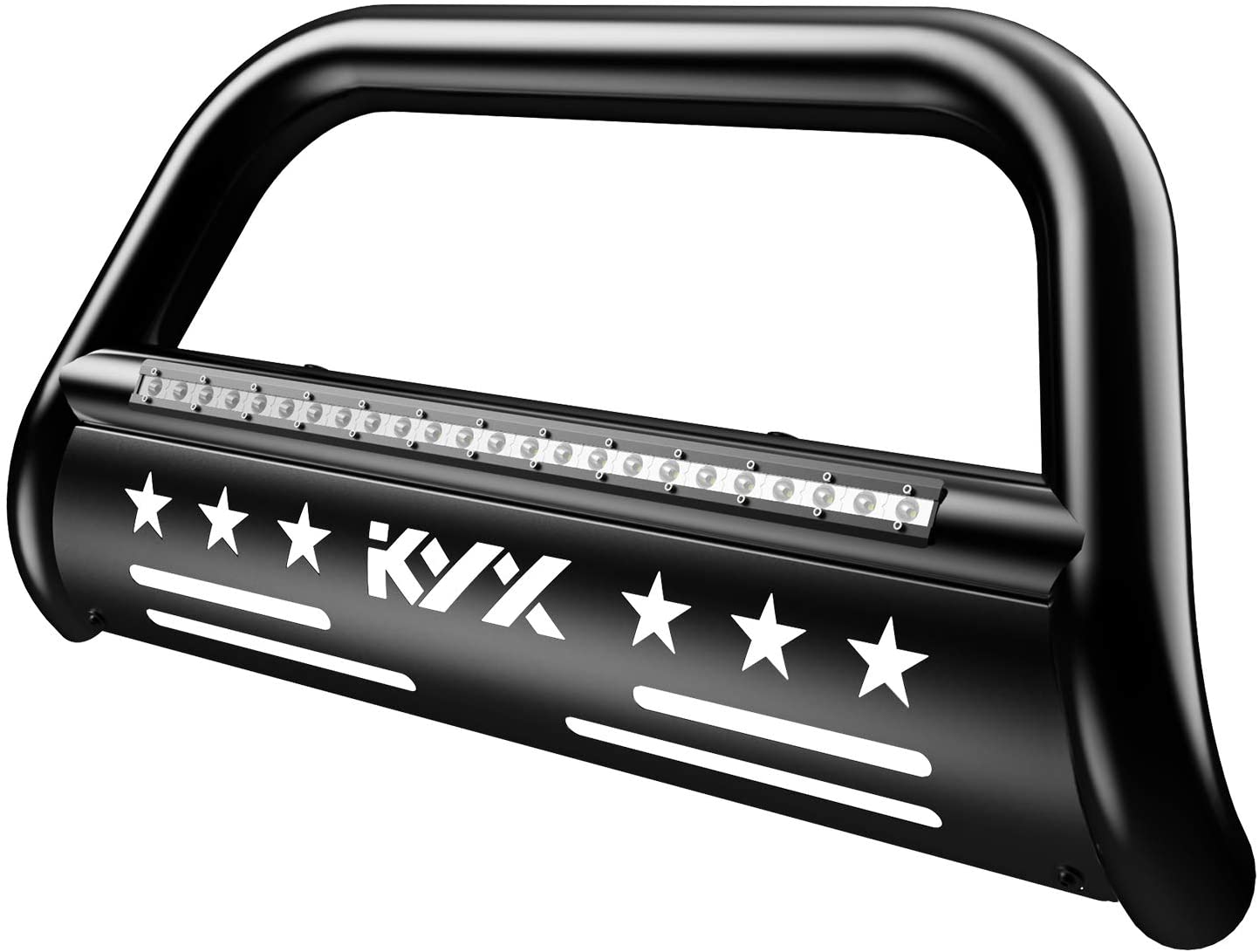 KYX Bull Bar for Nissan Frontier 2005-2019/ Pathfinder 2005-2007/ Xterra 2005-2015, Pickup Truck Front Bumper Off-Road 3