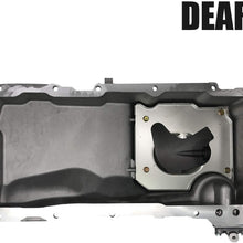 Engine Oil Pan W/Drain Plug for V8 4.8L 5.3L 6.0L Escalade/Avalanche/Express 1500 2500 3500 / Silverado 1500 2500 3500 / Tahoe/Yukon/Hummer/Sierra 1500 2500 (02 03 04 05 06 07 08 09 10