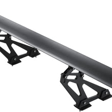 Mophorn GT Wing Spoiler 43.3Inch Universal Lightweight Aluminum Rear Spoiler Wing Adjustable Angel Single Deck Racing Spoiler BGW Drift JDM Drift Black (43.3 Inch Universal GT Wing)