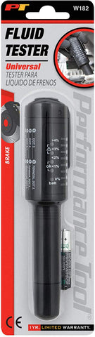 Performance Tool W182 Universal Brake Fluid Tester Universal Brake Fluid Tester