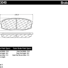 Centric (103.13040) Brake Pad, Ceramic