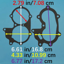 Tuzliufi Complete Powerhead Engine Gasket Set Kit for 39420 433941 392567 392615 20HP 25HP 28HP 30HP 35HP 2-cycle X-Ref New Z509