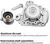 Timing Belt Kit with Water Pump Replacement for 2001-2005 Honda Civic DX EX GX HX LX Value Package (Sedan 4-Door, Coupe 2-Door, L4 1.7L D17A Engine)
