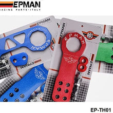 EPMAN Universal All Model Car Trailer Hook Aluminum Tow hook Towing Racing Front (Black)