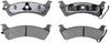 ACDelco 17D666 Professional Organic Rear Disc Brake Pad Set