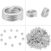 Stainless Steel Wire Screw Sleeve, 100pcs Stainless Steel Coiled Wire Helical Screw Thread Inserts M3 x 0.5 x 1D Length Wear-Resistance