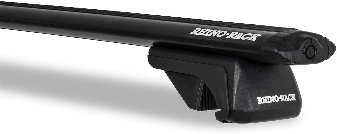 Rhino-Rack USA JA9141 Vortex SX Roof Rack System Incl. Mount Kit 2 Black Vortex Bars 4 Legs Length 1260mm w/Roof Rails Vortex SX Roof Rack System