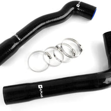 Silicone Radiator Coolant Hose Kit Clamps For BMW E36 M3 / 325i 325is 325iX 1992 1993 1994 1995 1996 1997 1998 1999 Black