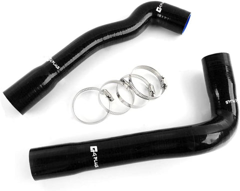 Silicone Radiator Coolant Hose Kit Clamps For BMW E36 M3 / 325i 325is 325iX 1992 1993 1994 1995 1996 1997 1998 1999 Black