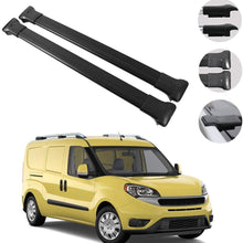 Roof Racks Cross Bars Carrier Cargo Racks Rail Aluminium with TUV Fits | Black Set 2 Pcs for Ram Promaster City 2015-2021